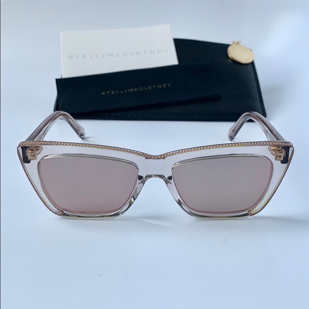 COPY - Stella McCartney Sunglasses SC0188S 009 Beige/Pink